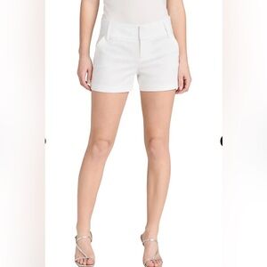 NWT Alice + Olivia Waist Cady White  Shorts